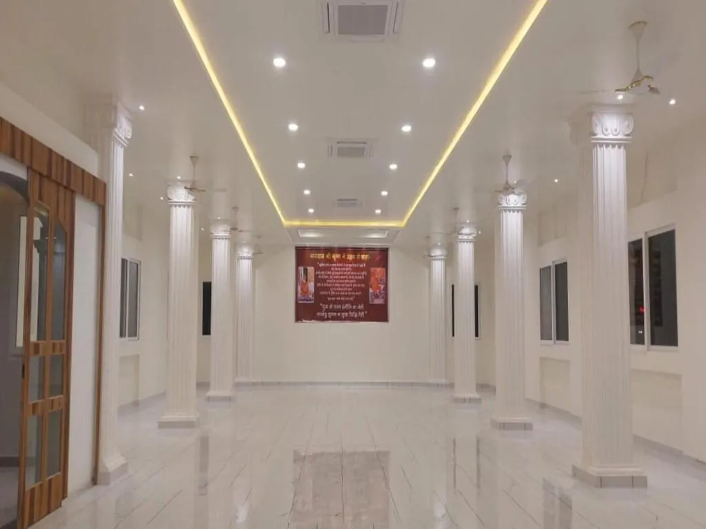 The banquet hall at Hotel Manas Palace