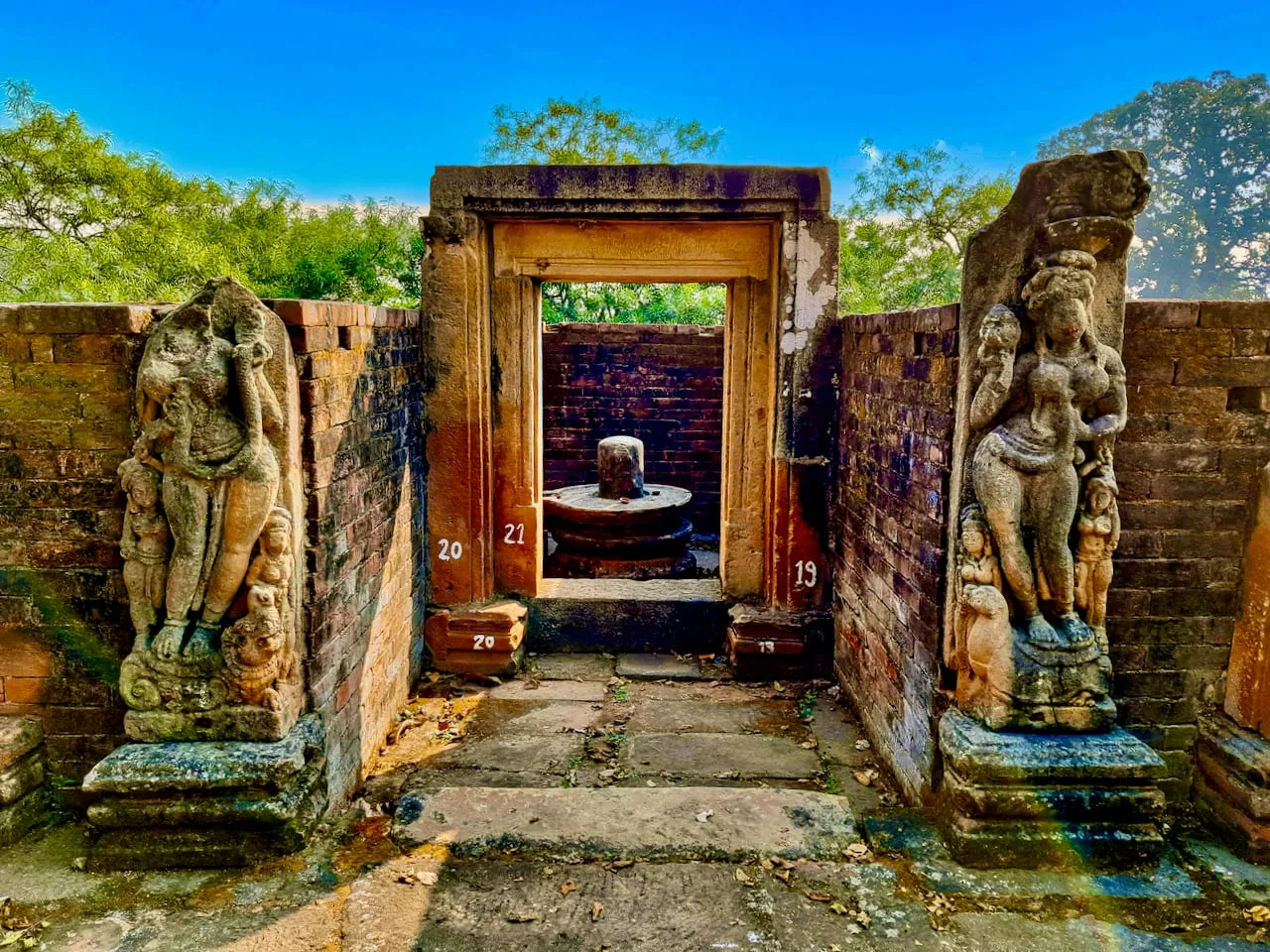 Carved doorway of a Satmahala temple